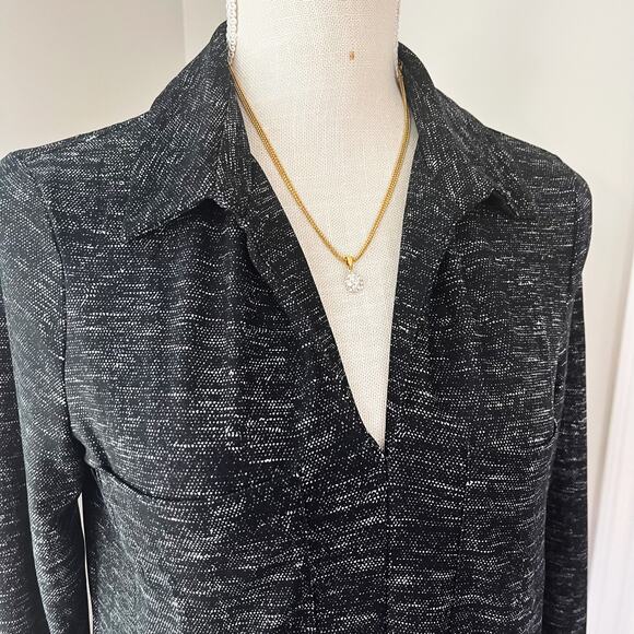 MNG MANGO Gray Collared Dress NEW - Picture 2 of 7